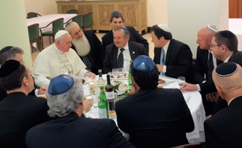 francis I lunch with rabbis